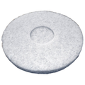 13" polish pad -white