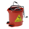EDCO 15 LITRE WRINGER BUCKET - RED 28570