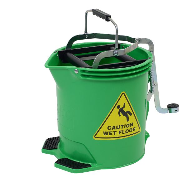 EDCO 15 LITRE WRINGER BUCKET - GREEN 28580