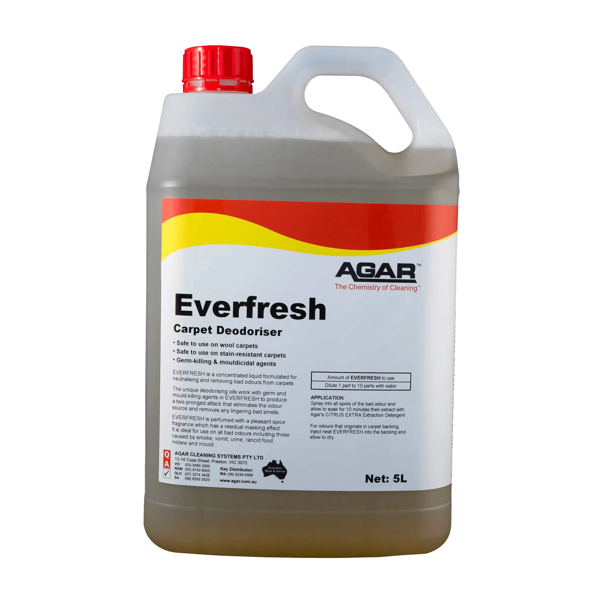 Everfresh Carpet Deodoriser 5Ltr