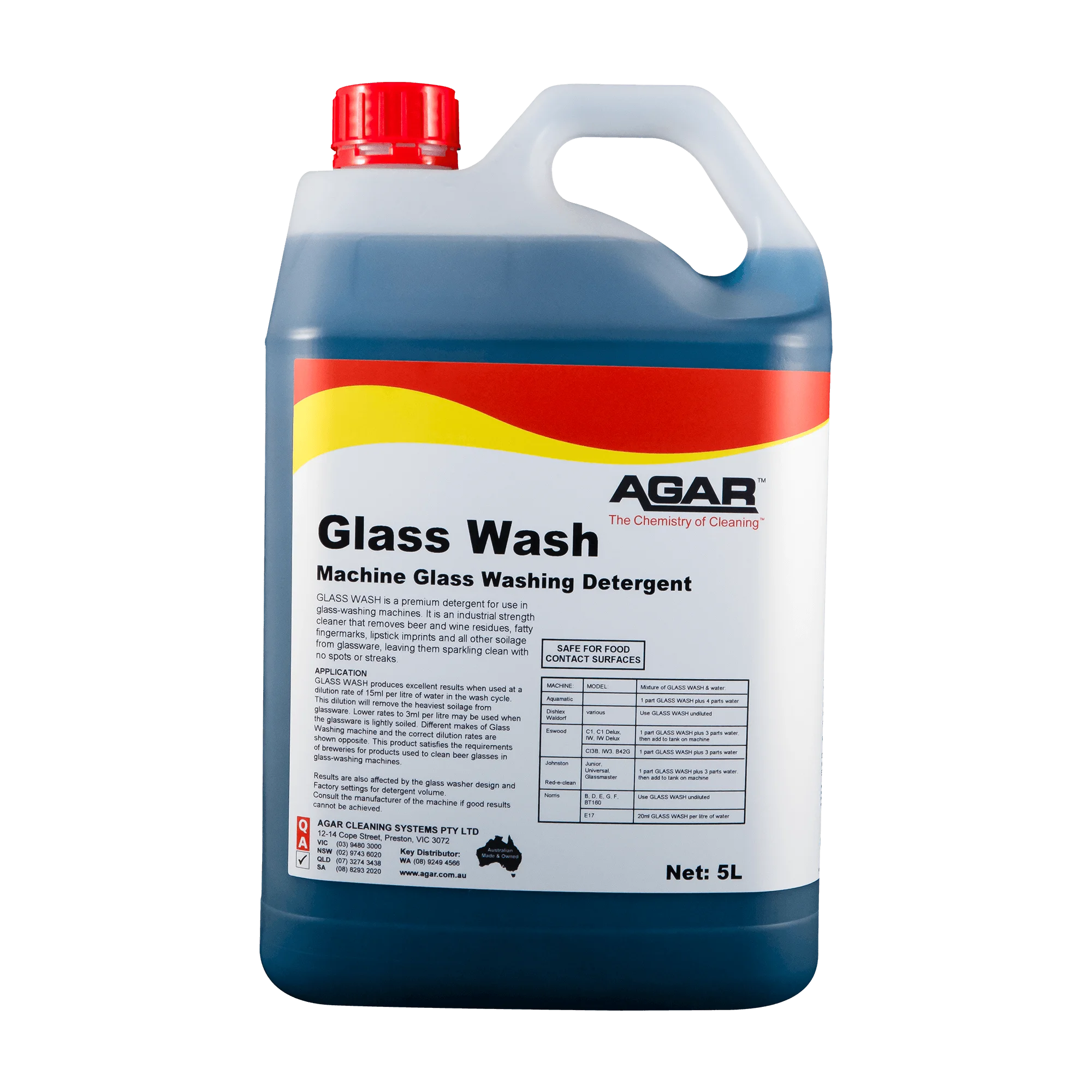 Agar Glass Wash 5L