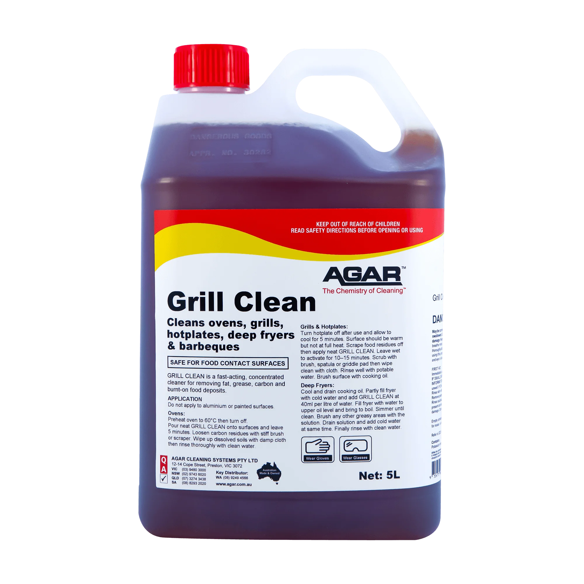 AGAR GRILL CLEAN 5L