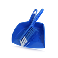 EDCO DUST PAN & BRUSH SET - BLUE