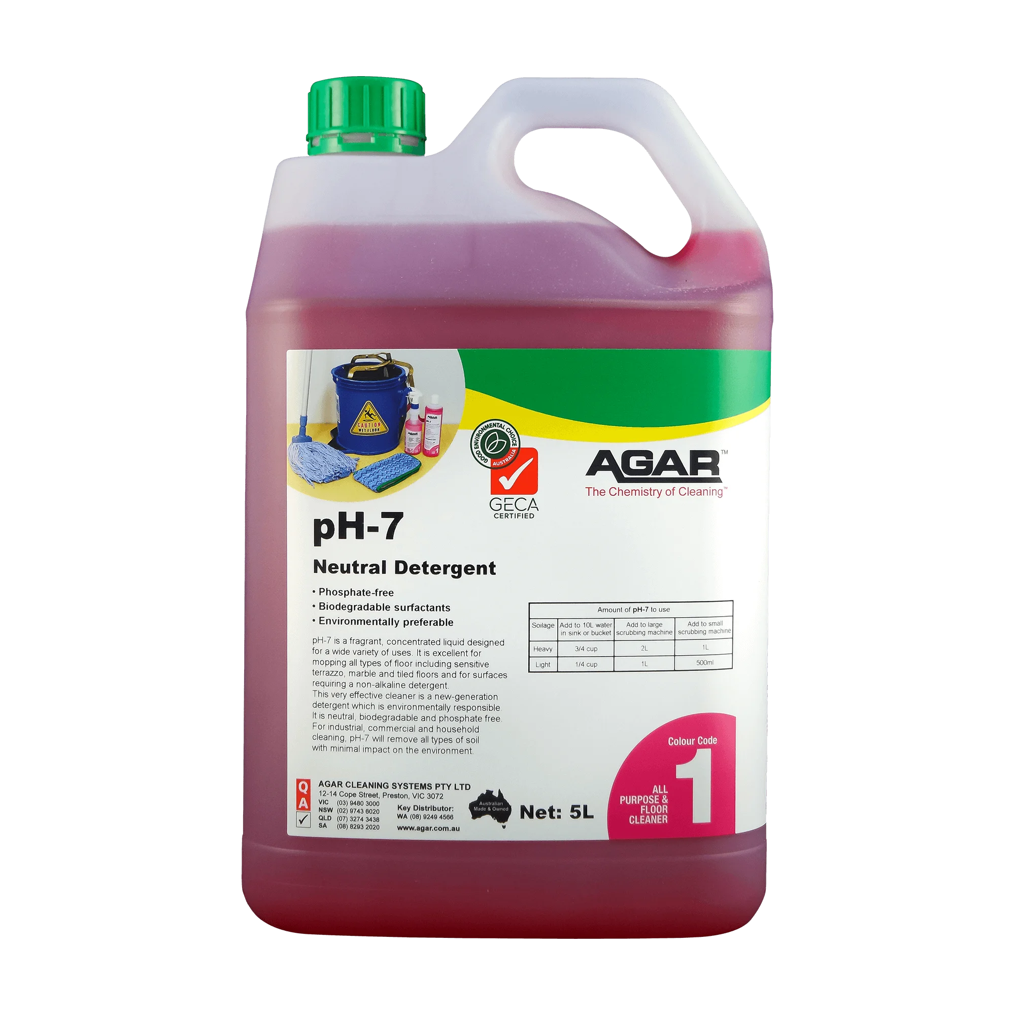 pH-7 Neutral Detergent 5 Ltr
